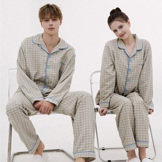 DOSSY 類棉Pooky長袖翻領親子睡衣兩件式套裝