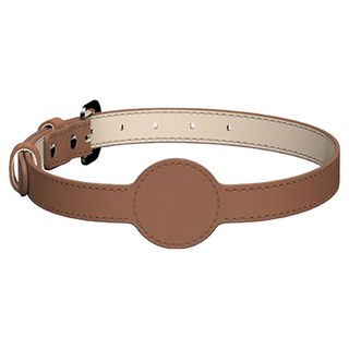 寵物定位項圈 不含定位器, 咖啡色, 1個