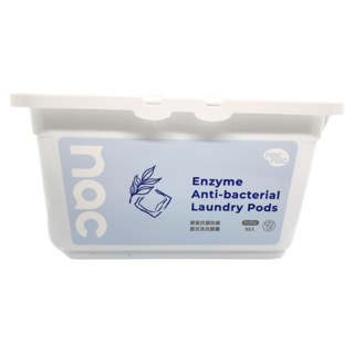 nac nac 酵素抗菌嬰兒洗衣膠囊 32入, 1個, 256g