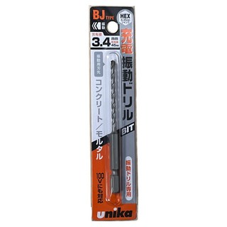 unika BJ BIT水泥起子鑽頭 3.4 x 90mm UNBJ034, 1個