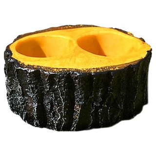 펫츠핸들러 오리지널 곤충젤리 레진 먹이접시 더블컵, 혼합색상, 1개