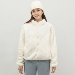엘쏘 빅사이즈 포근한 뽀글이 후리스 플리스 자켓