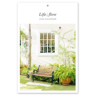 DASH&DOT 2026 Life Flow 掛曆, 1個, 混合色