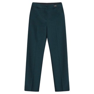 JOINUS 女款鍊條綴飾直筒褲