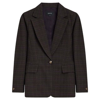 JOINUS 女款葛倫格紋單扣西裝外套