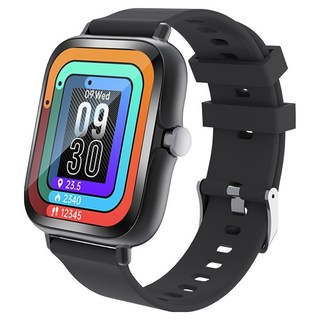 First River 可愛運動手錶, 1個, 黑色