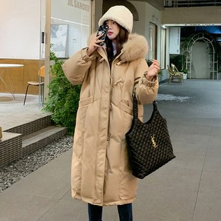 Banya Story 女性用高級長版羽絨外套 PP120