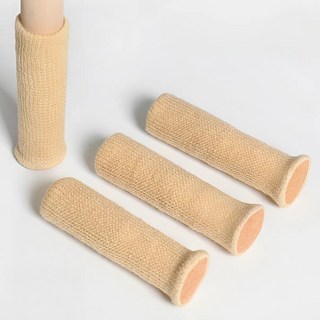 Parva 防滑椅腳保護傢俱腳套, 16個, 象牙白