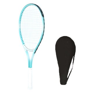 ELVEO 프리미엄 테니스 라켓 680mm, 블루, 1개