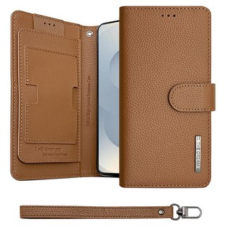 [심플리로어 누아 천연가죽 다이어리형 휴대폰 케이스 이미지]