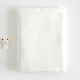 대폭 면 아뜰리에 이중가제 원단, 백아이보리무지, 1개