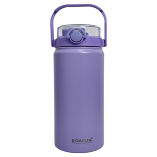BOACUP 陶瓷款 大容量雙飲保溫瓶, 1個, 1200ml, 薰衣紫