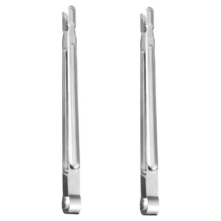 키친하우스 스텐 바베큐집게 40cm, 실버, 2개