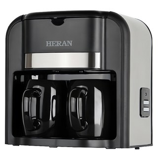 HERAN 禾聯 雙杯滴漏咖啡機, 黑色, HCM-03HZ010