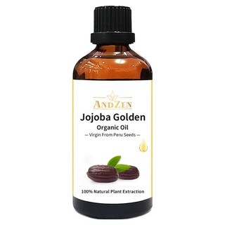 ANDZEN 安得仁 祕魯初榨荷荷芭油 按摩油/保濕油/基礎油/基底油 玻璃瓶裝, 1個, 100ml
