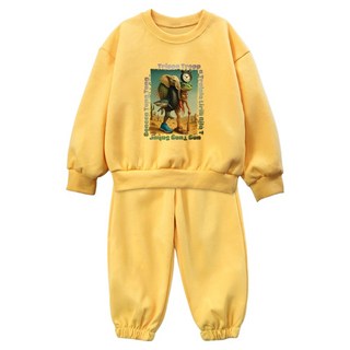 LITTLE RABBIT 兒童款Family Brain Lot大學T上下套裝