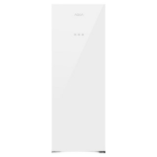 하이얼 아쿠아 슈퍼 슬림 글라스도어 80L 스탠드형 김치냉장고 방문설치, 글램 화이트, ARK80MNGW