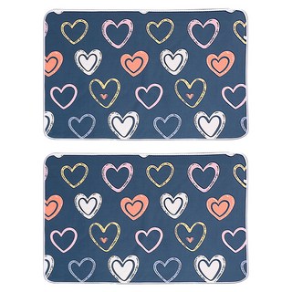 可機洗防水透氣保潔墊2入組 雙面可用, 幸福依戀