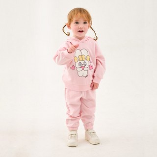 Esther Bunny Little 跳跳粉紅兔 上下衣套裝