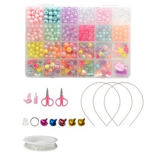 ido I do珠子穿線配件24格製作組, 1套, 混合色