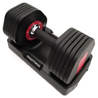 FROGFITNESS 智能重量調節啞鈴 家庭健身 6段調節, 12kg, 1個