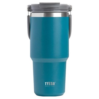 TYESO 泰碩 304不鏽鋼手提保溫隨行杯, 藍色, 750ml, 1個