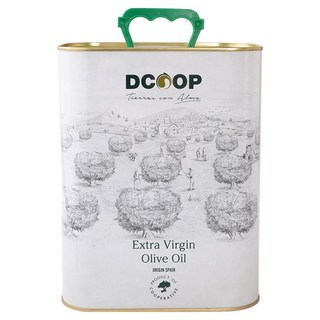 Dcoop 特級初榨橄欖油, 1個, 3L