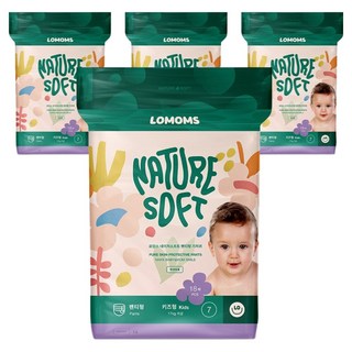 로맘스 네이처소프트 팬티형 기저귀 남여공용 키즈형, 72매, 7단계