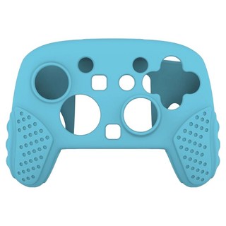 HOHOO 任天堂 Switch 2 Pro 控制器保護套 Swifit 矽膠握把保護殼, 1個, 單一商品, 藍色