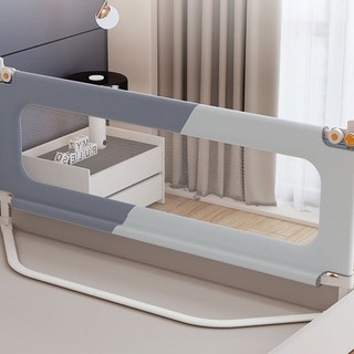 瑪斯寶貝 U型防摔保護高度可調圍欄 1.8m, 雙色灰