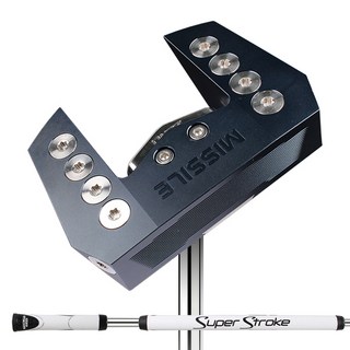 미사일 골프 제로 토크 퍼터 브룸스틱 네이비 114cm, 2도