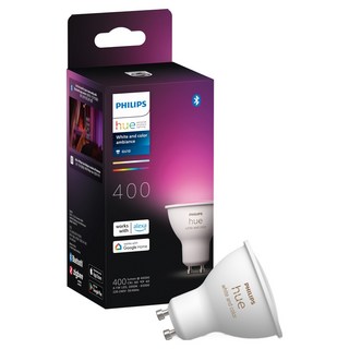 PHILIPS 飛利浦 hue 全綵氛圍智慧燈泡 4.1W GU10, 1個, 其他顏色
