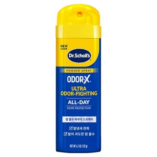닥터숄 ODOR X 파우더 풋 스프레이, 1개, 1개입