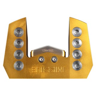 MISSILE GOLF 高爾夫 零扭矩 推桿 左手 金色 86cm, 2度