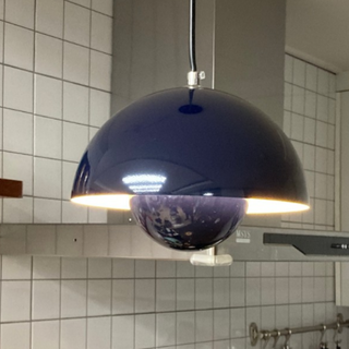 Forlight Flowerpot 吊燈餐桌燈 VP2, 黑藍色