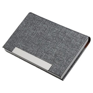 恩熙魔法 堅固耐用名片盒, 1個, 灰色
