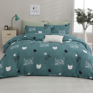 Ishur 伊舒爾 雲絲棉被套床包4件組