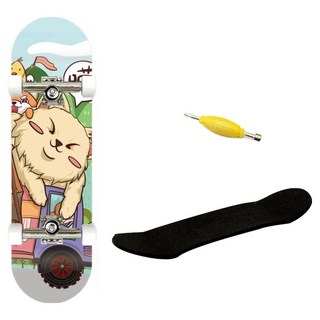Upick 我來裝飾的培林手指滑板, 1個, 狗狗咖啡館 A2