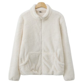 엠엔씨 남녀공용 보들털 후리스 집업 MDJK021CG 2101