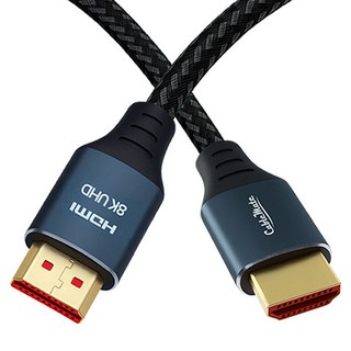 Cable-mate HDMI 2.1 8K 高階超高畫質鋁製編織高級型傳輸線, 1個, 1m