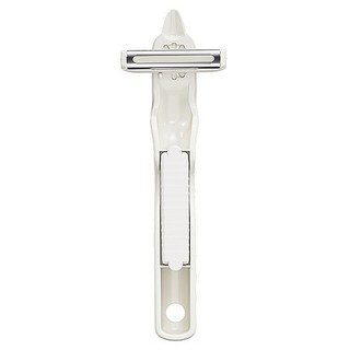 日本 SP SAUCE 戶外攜帶多向旋轉削皮刀 附刀片護套, 1個, 象牙白色