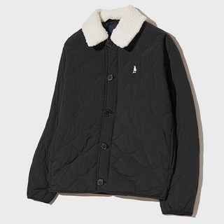 yale Yale男女通用可拆式領子可拆式保暖絎縫夾克