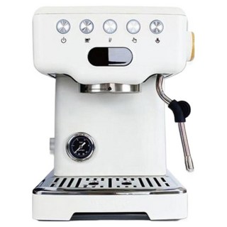 DELICO. 第二代半自動家用義式咖啡機 咖啡機, 3605PWM V2, 白色