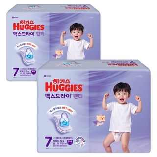 하기스 맥스드라이 팬티형 기저귀 특점보 남아용, 7단계, 64매