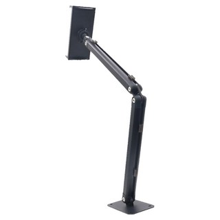 ANTIAN 牆面壁掛懸臂360°旋轉手機平板支架, 1個, 黑色