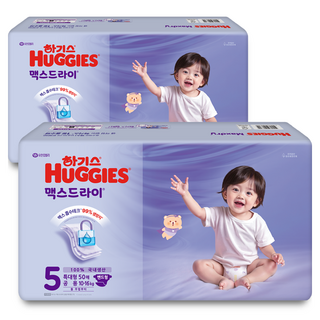 하기스 맥스드라이 밴드형 기저귀 특대형 남여공용, 5단계, 100매
