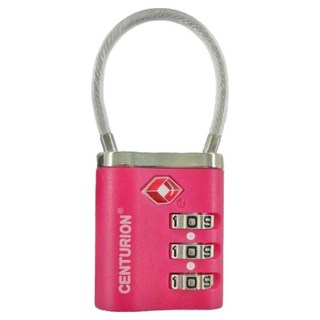 CENTURION 百夫長 TSA海關鋼絲鎖 粉紅色, 1個