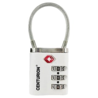 CENTURION 百夫長 TSA海關鋼絲鎖 白色, 1個