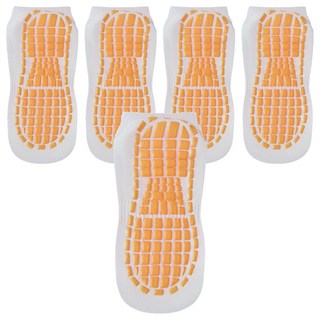 Knock Knock 雙層氣墊運動襪, 白色, 5個