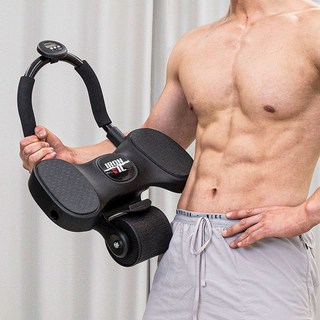 아이언빅 롤아웃 플랭크 ab 슬라이드 운동기구, 2휠 더블, 블랙